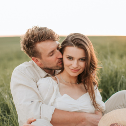 european woman and american man