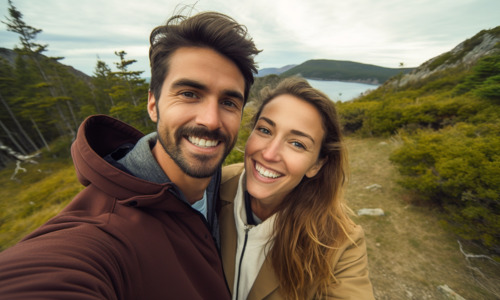 Spanish woman and American man